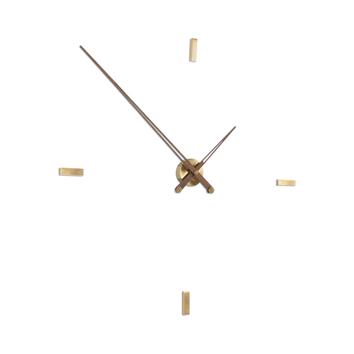 Tacon Wall Clock Wall Clocks Nomon Brass / Walnut 4 Large: 39.4 in width