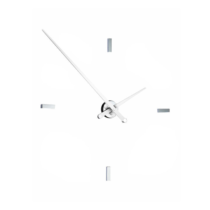 Tacon Wall Clock Wall Clocks Nomon Chrome / White 4 Small: 29.1 in width
