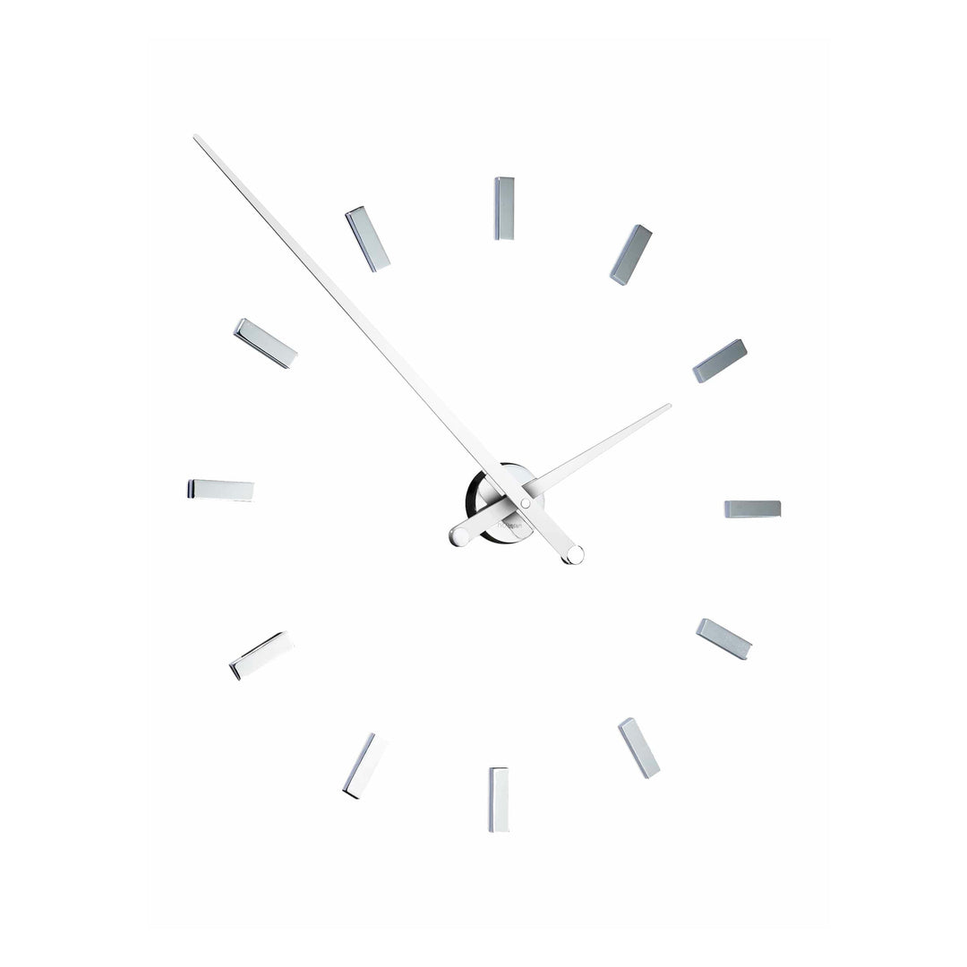 Tacon Wall Clock Wall Clocks Nomon Chrome / White 12 Small: 29.1 in width