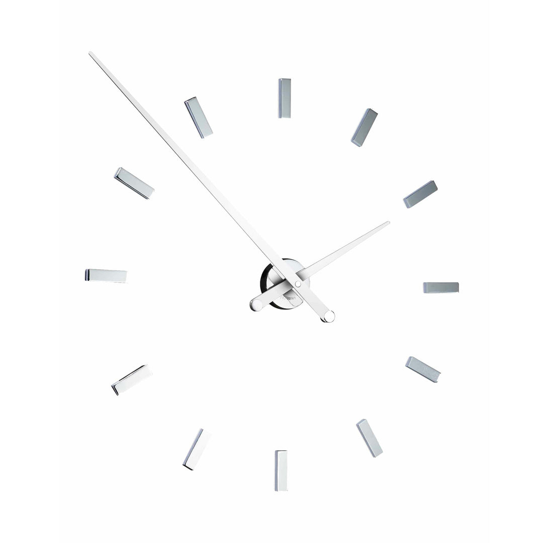 Tacon Wall Clock Wall Clocks Nomon Chrome / White 12 Large: 39.4 in width