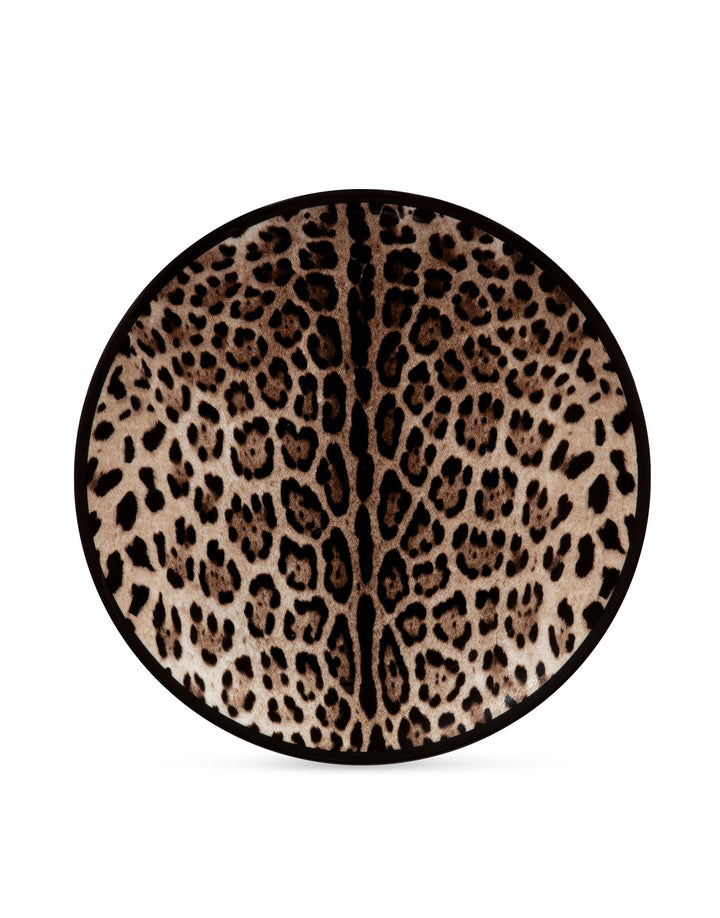 ALL OVER LEOPARD CHARGER PLATE Plates Dolce&Gabbana   