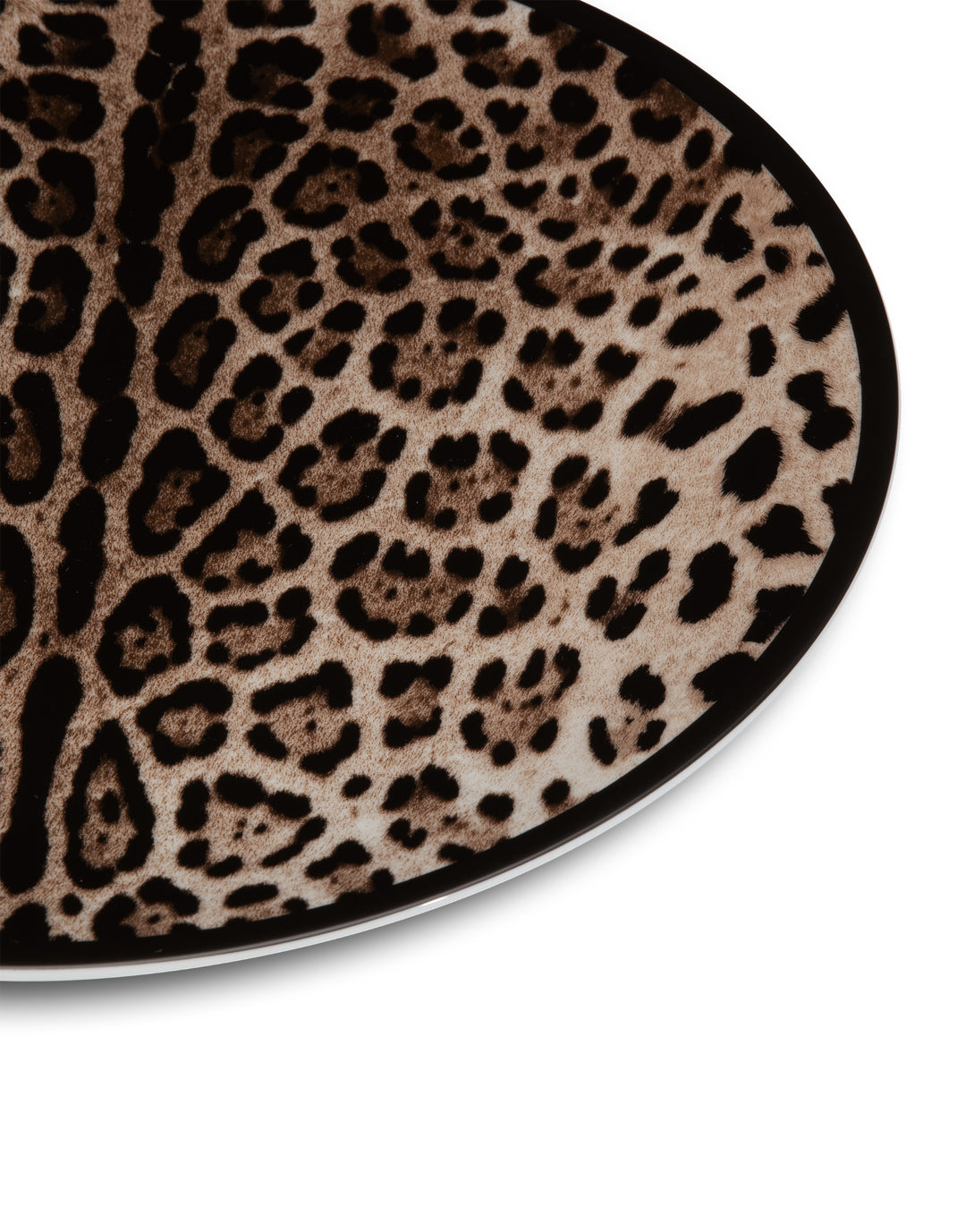 ALL OVER LEOPARD CHARGER PLATE Plates Dolce&Gabbana   
