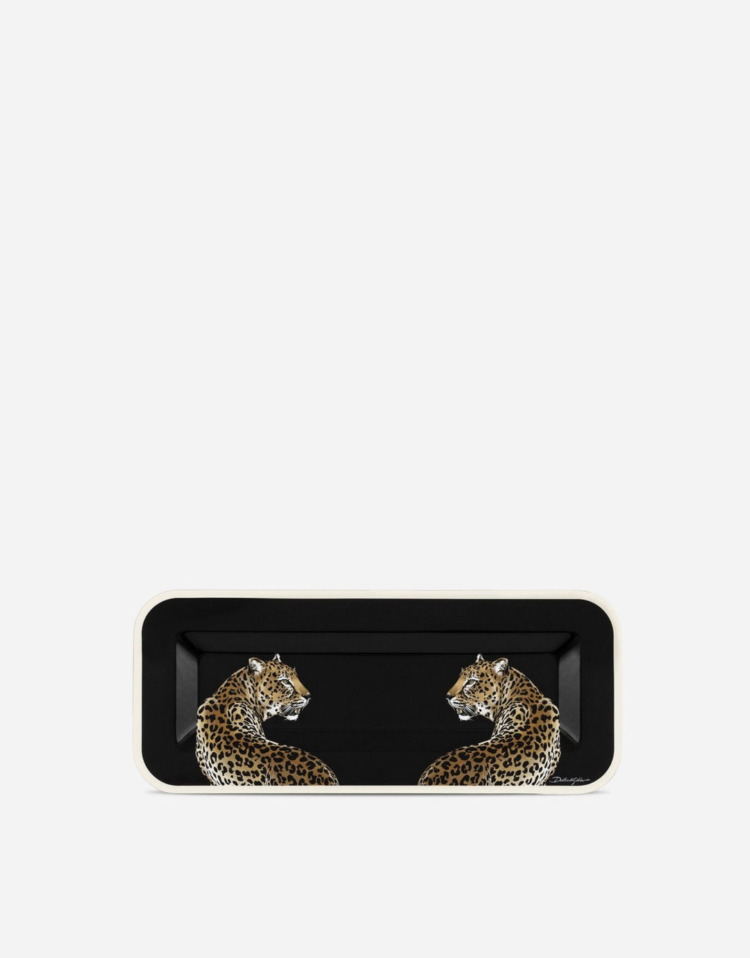 LEOPARD RECTANGULAR SMALL TRAY Decorative Tray Dolce&Gabbana   