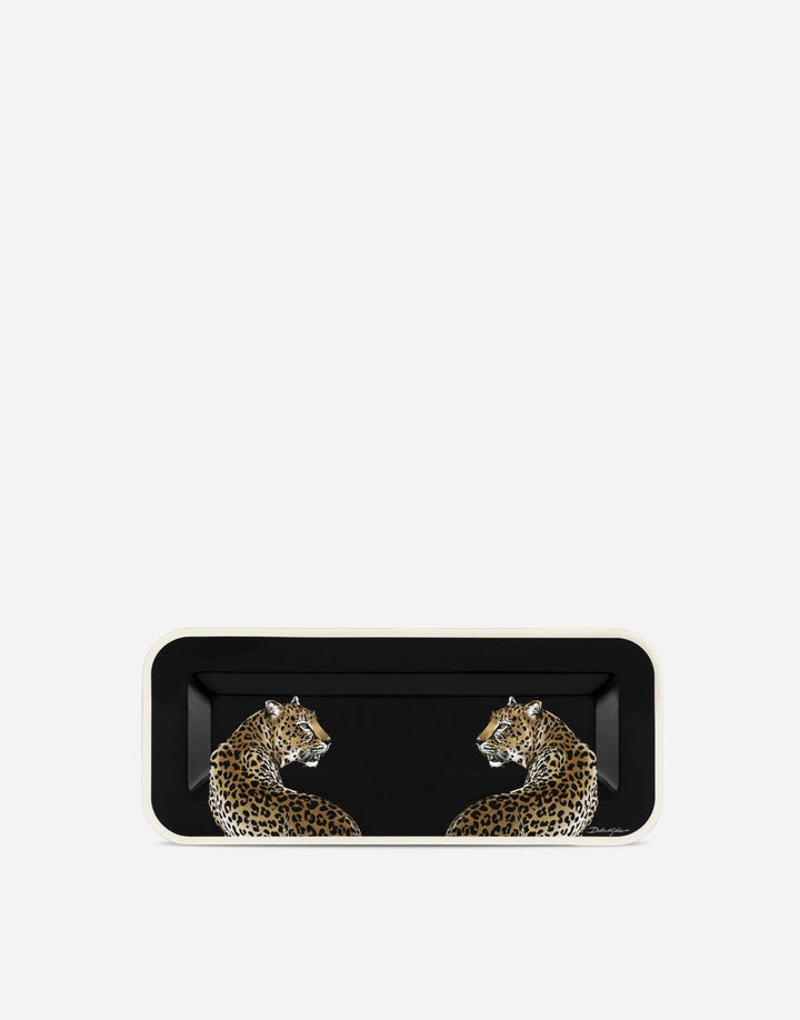 LEOPARD RECTANGULAR SMALL TRAY Decorative Tray Dolce&Gabbana   