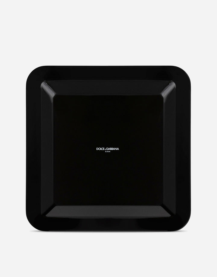 LEOPARD MEDIUM SQUARE TRAY Decorative Tray Dolce&Gabbana   