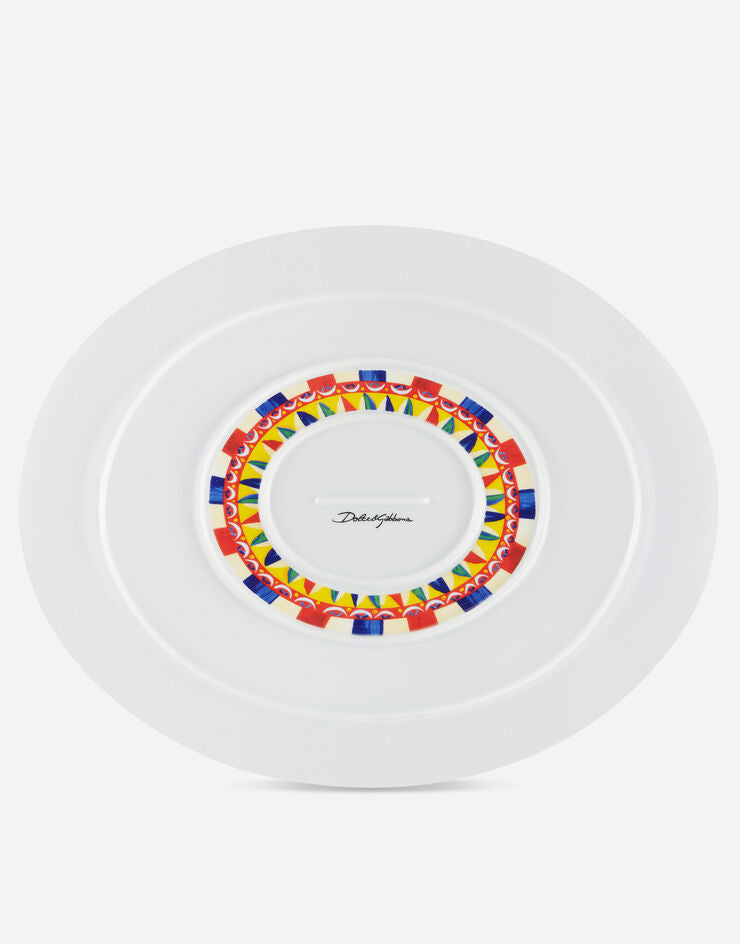 MEDIUM OVAL SERVING PLATE Plates Dolce&Gabbana   