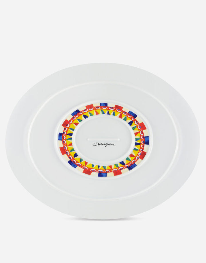 MEDIUM OVAL SERVING PLATE Plates Dolce&Gabbana   