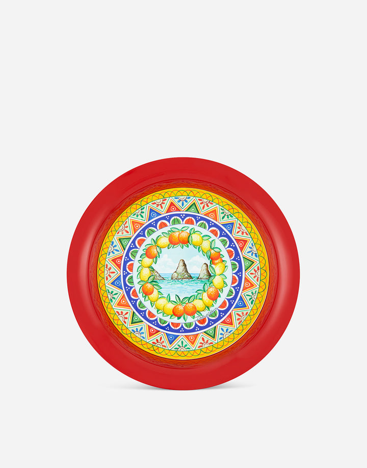 ROUND METAL TRAY Decorative Tray Dolce&Gabbana   
