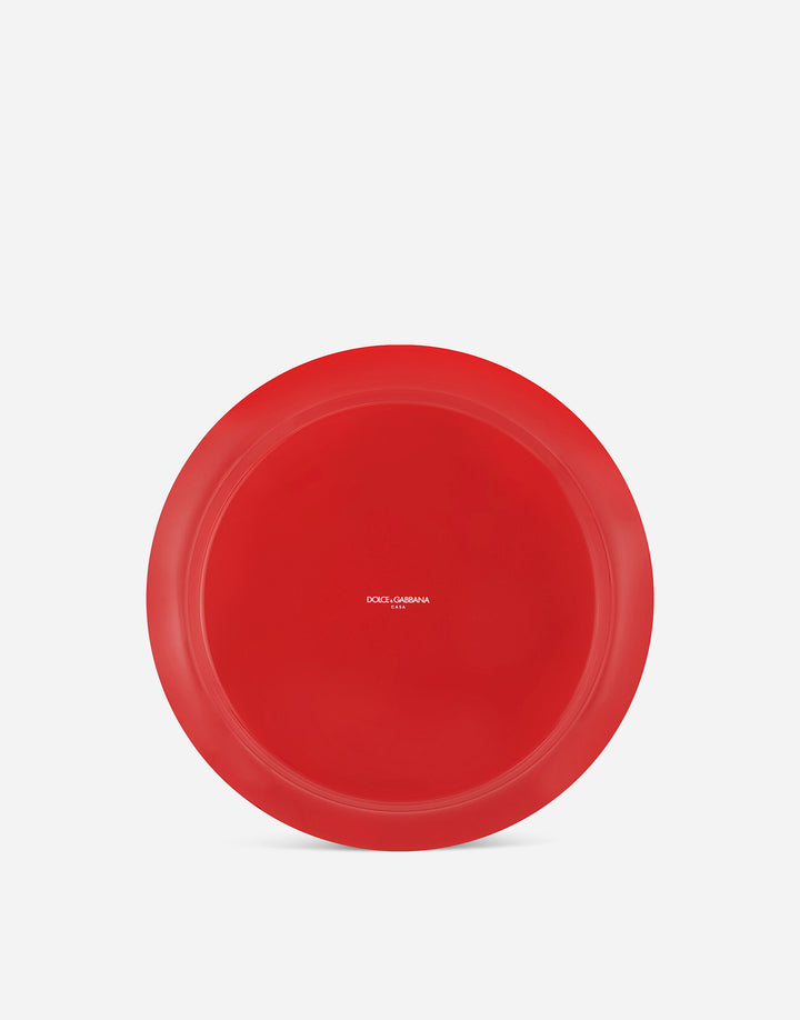 ROUND METAL TRAY Decorative Tray Dolce&Gabbana   