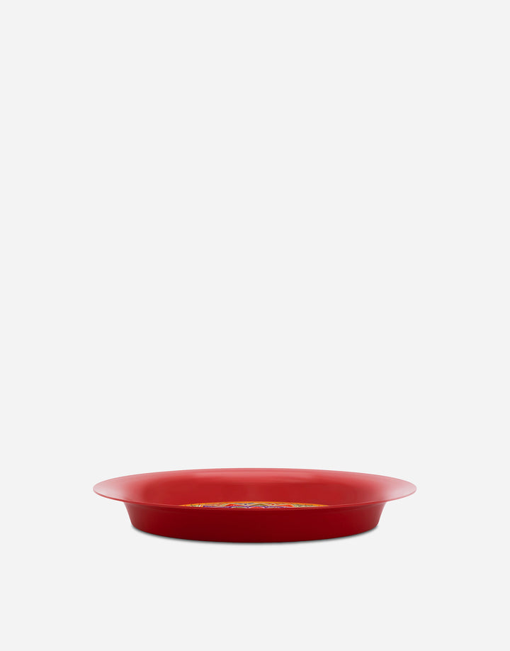 ROUND METAL TRAY Decorative Tray Dolce&Gabbana   
