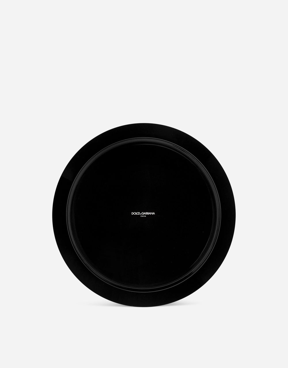 LEOPARD ROUND METAL TRAY Decorative Tray Dolce&Gabbana   