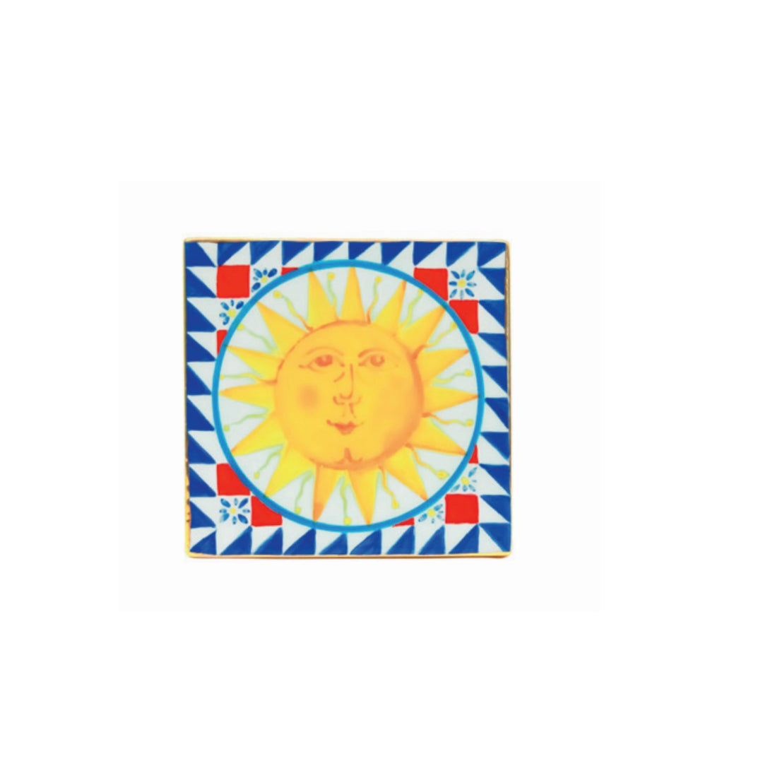 CARRETTO SQAURE CERAMIC MEDIUM COASTER  Dolce&Gabbana   