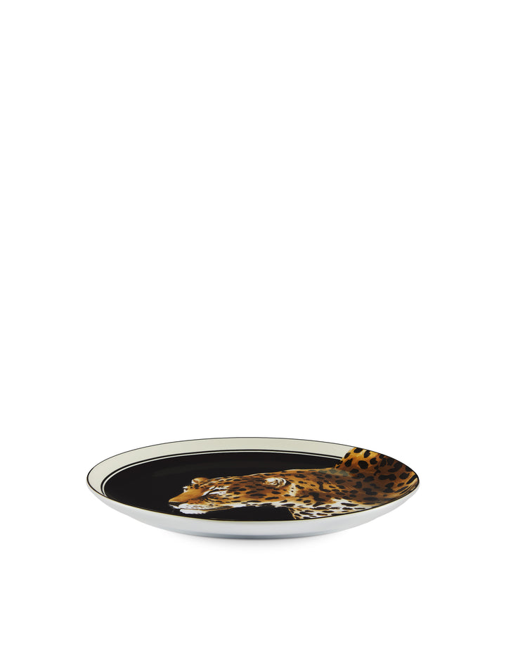 LEOPARD OVAL SERVING PLATE Plates Dolce&Gabbana   