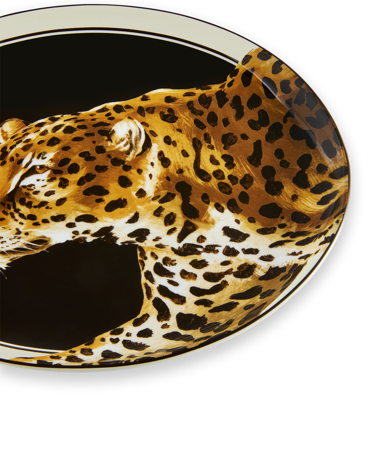 LEOPARD OVAL SERVING PLATE Plates Dolce&Gabbana   