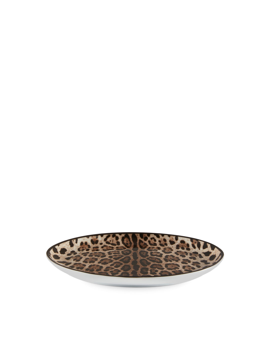 ALL OVER LEOPARD ROUND SERVING PLATE Plates Dolce&Gabbana   