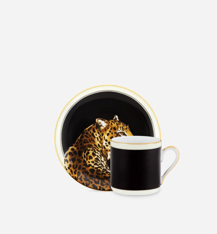 LEOPARD ESPRESSO CUP AND SAUCER SET Cup and Saucer Dolce&Gabbana   