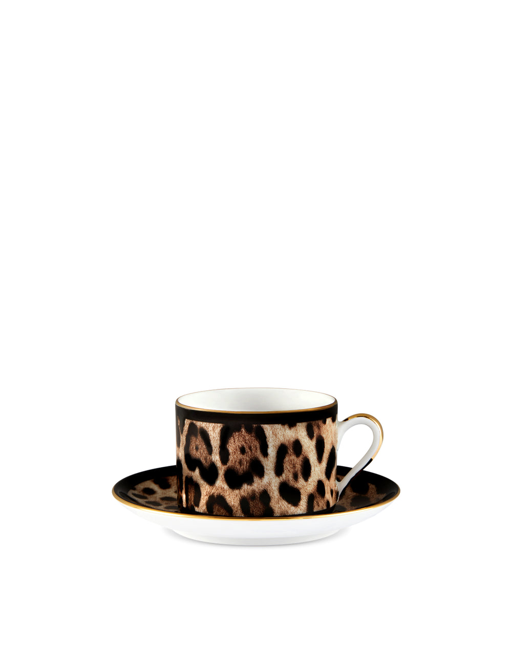 ALL OVER LEOPARD TEA CUP AND SAUCER SET Cup and Saucer Dolce&Gabbana   