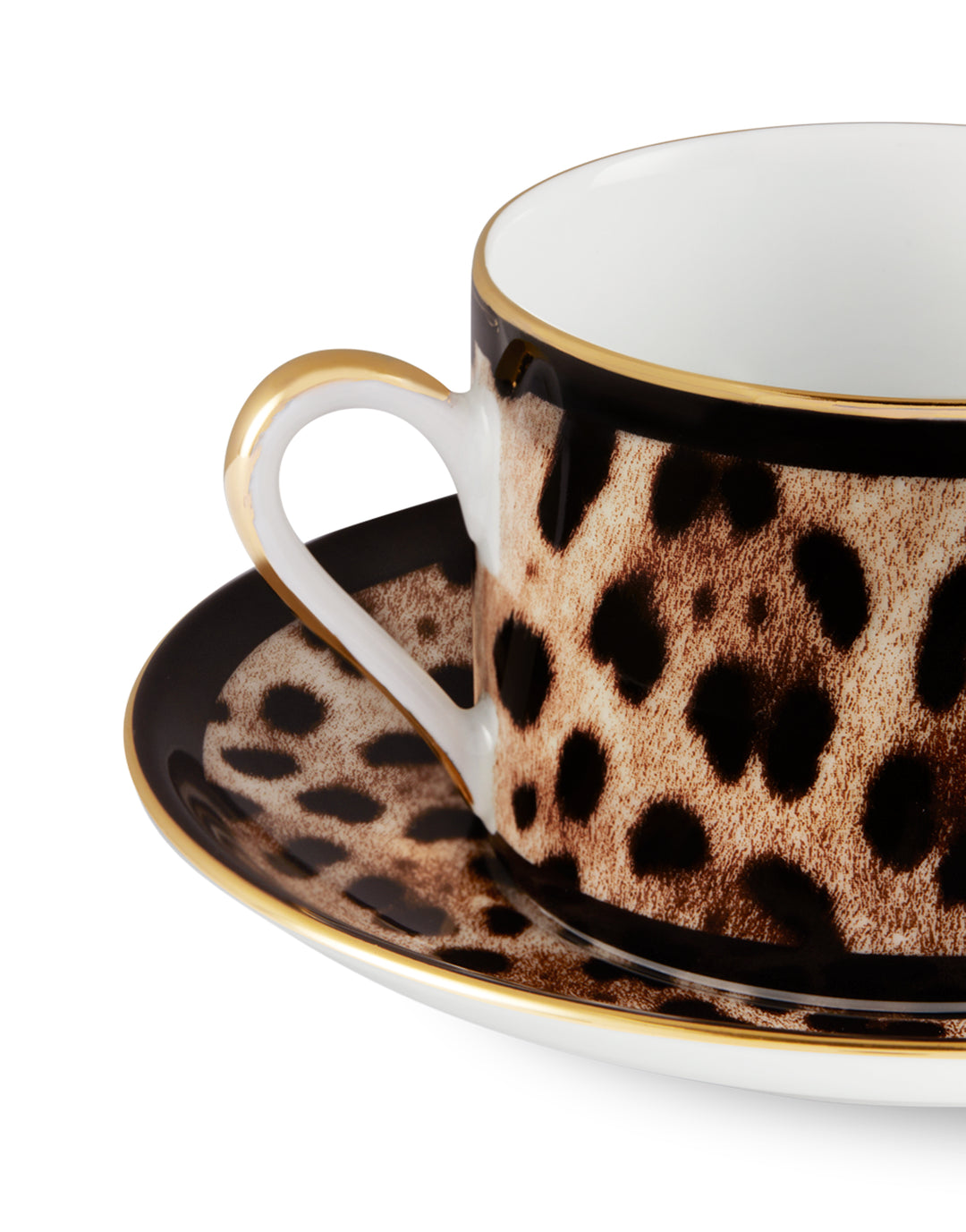 ALL OVER LEOPARD TEA CUP AND SAUCER SET Cup and Saucer Dolce&Gabbana   