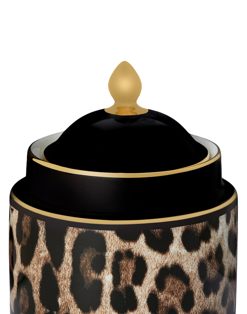 ALL OVER LEOPARD SUGAR BOWL WITH COVER Sugar Bowl Dolce&Gabbana   