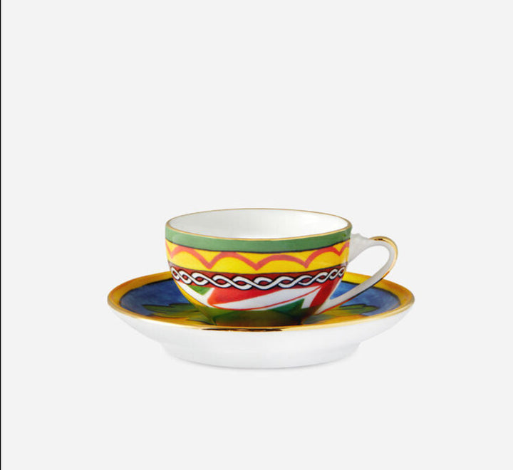 LEMON ESPRESSO CUP AND SAUCER SET Cup and Saucer Dolce&Gabbana   