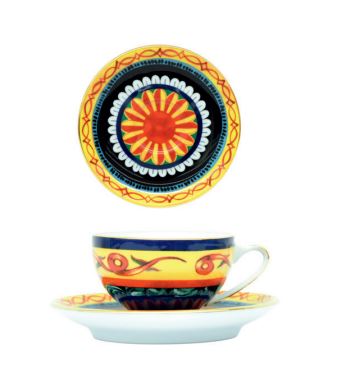 KING ESPRESSO CUP AND SAUCER SET Cup and Saucer Dolce&Gabbana   