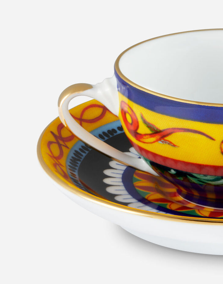 KING ESPRESSO CUP AND SAUCER SET Cup and Saucer Dolce&Gabbana   