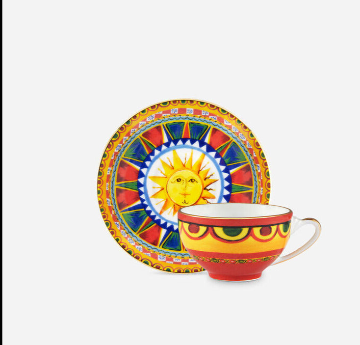 SOLE ESPRESSO CUP AND SAUCER SET Cup and Saucer Dolce&Gabbana   
