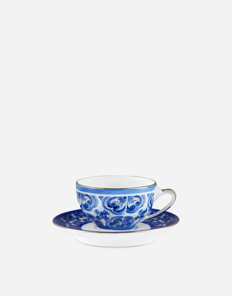 FIORE PICCOLO ESPRESSO CUP AND SAUCER SET Cup and Saucer Dolce&Gabbana   