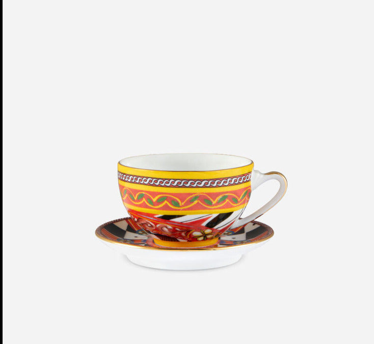 KNIGHT TEACUP AND SAUCER SET Cup and Saucer Dolce&Gabbana   