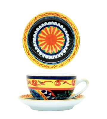 KING TEACUP AND SAUCER SET Cup and Saucer Dolce&Gabbana   
