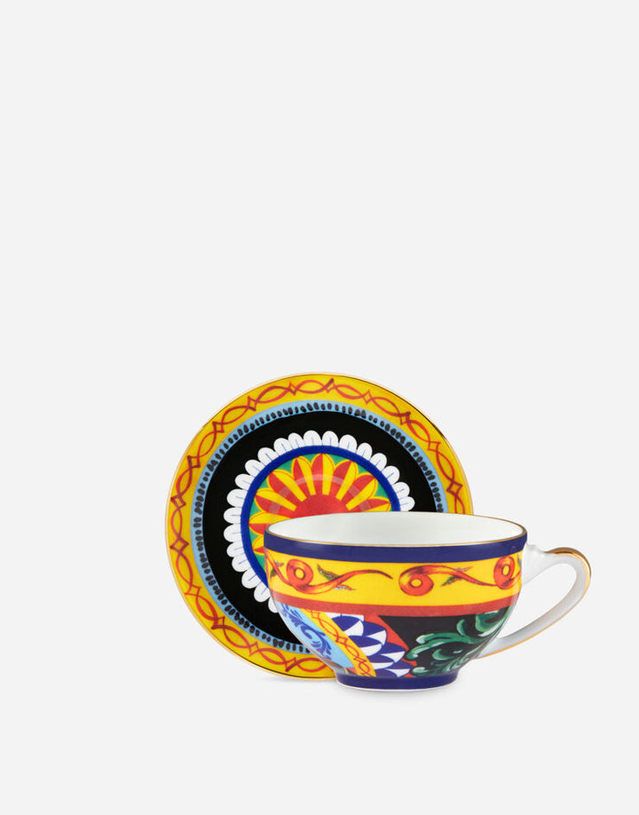 KING TEACUP AND SAUCER SET Cup and Saucer Dolce&Gabbana   