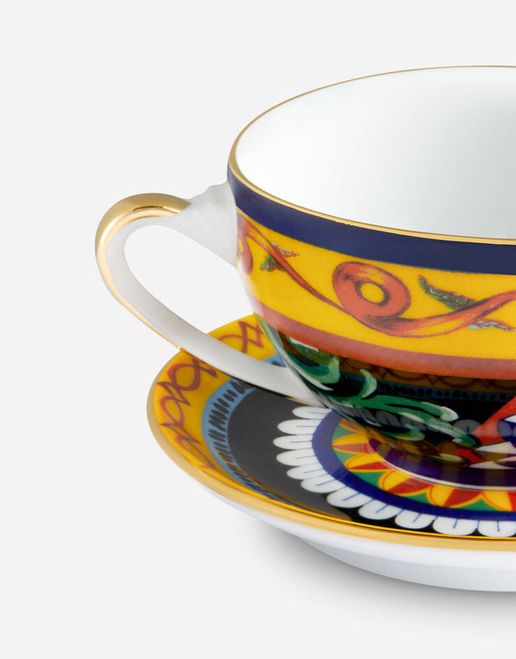 KING TEACUP AND SAUCER SET Cup and Saucer Dolce&Gabbana   