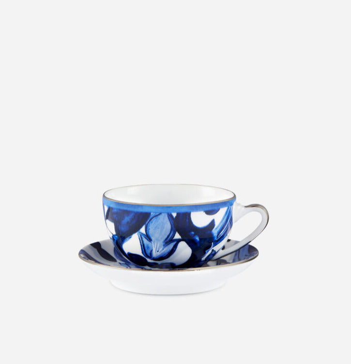 FOGLIE TEACUP AND SAUCER SET Cup and Saucer Dolce&Gabbana   