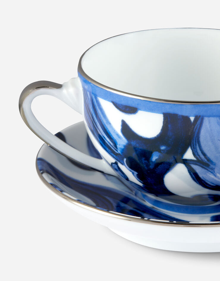 FOGLIE TEACUP AND SAUCER SET Cup and Saucer Dolce&Gabbana   