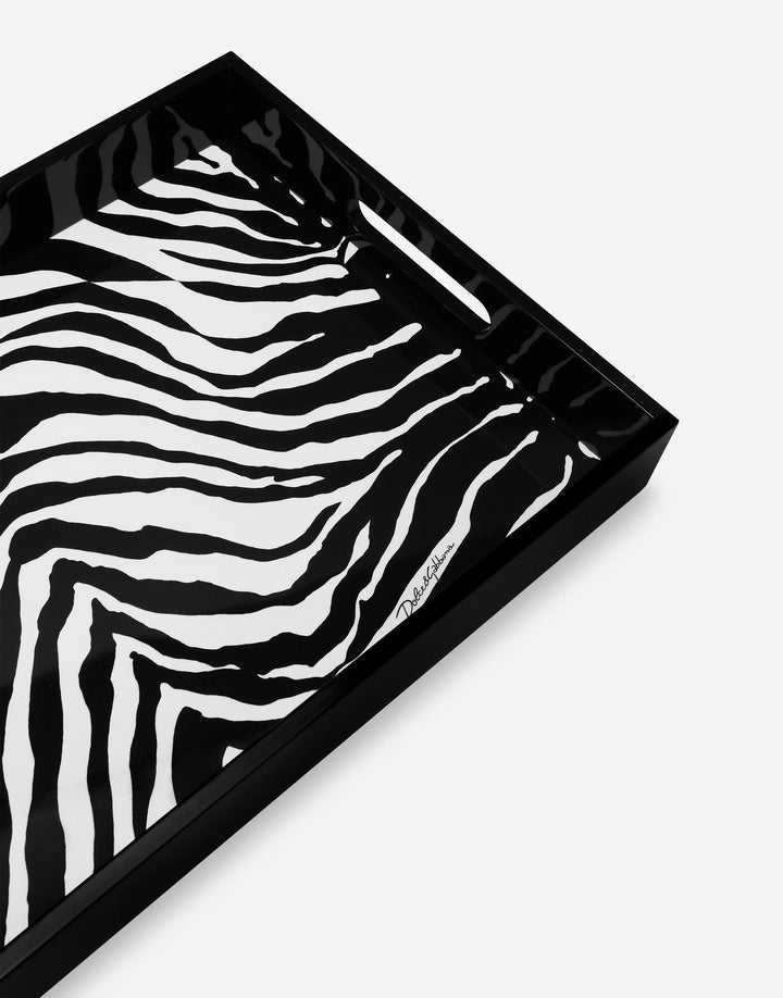 ZEBRA RECTANGULAR TRAY Decorative Tray Dolce&Gabbana