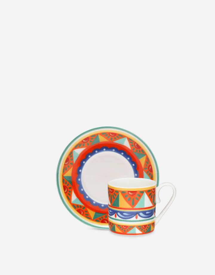BLUE FINE PORCELAIN ESPRESSO CUP AND SAUCER SET Cup and Saucer Dolce&Gabbana   
