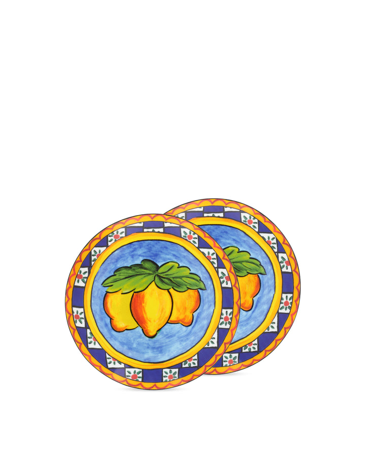 SET OF 2 LEMON DESSERT PLATES Plates Dolce&Gabbana   