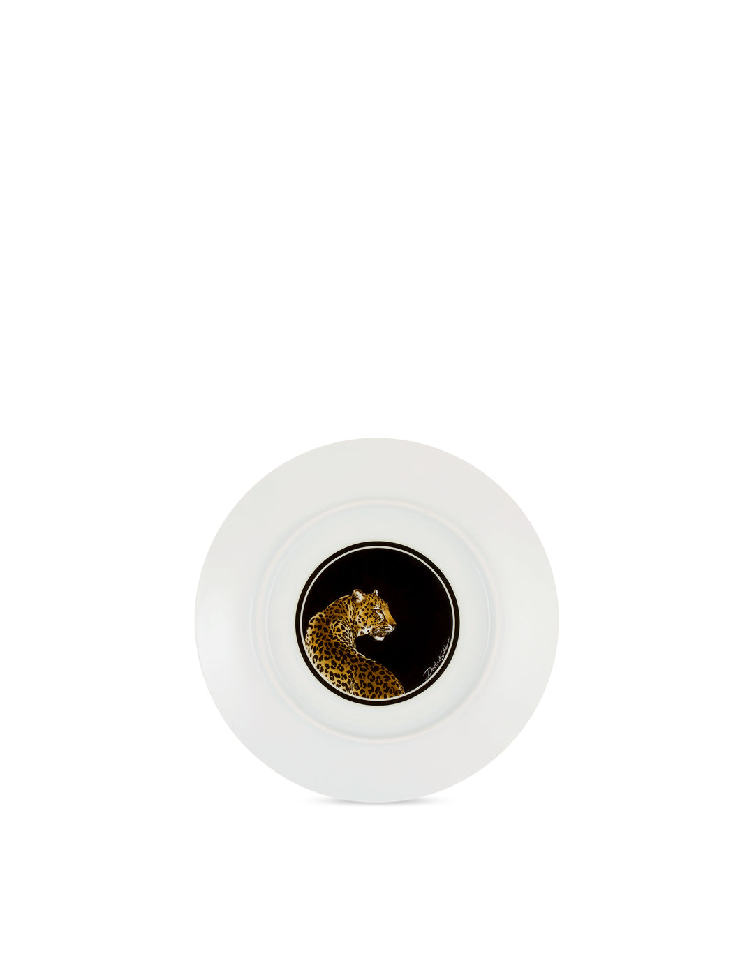SET OF 2 LEOPARD BREAD PLATES Plates Dolce&Gabbana   