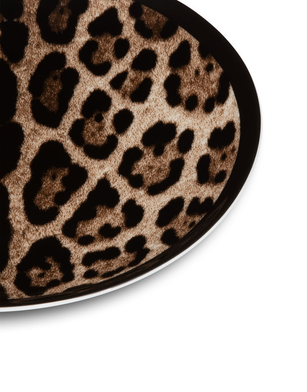 SET OF 2 ALL OVER LEOPARD BREAD PLATES Plates Dolce&Gabbana   