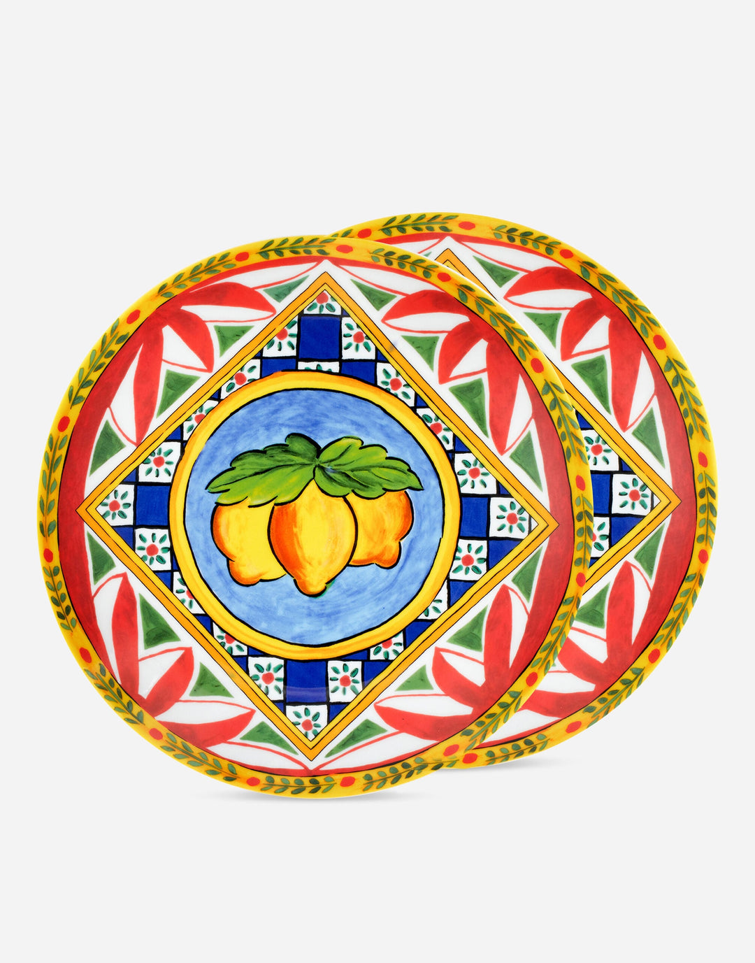Set 2 Porcelain Dinner Plates Dinnerware Dolce&Gabbana