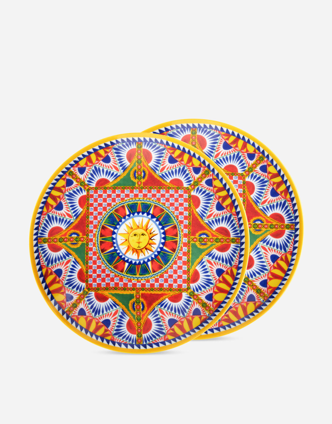 Set 2 Porcelain Dinner Plates Dinnerware Dolce&Gabbana