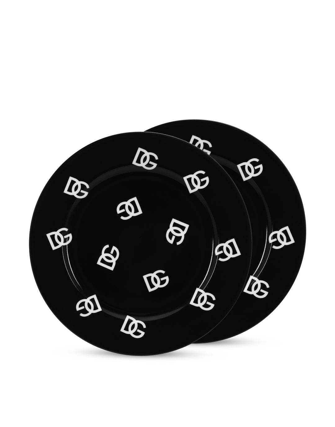 SET OF 2 DG LOGO DINNER PLATES Dinner Plates Dolce&Gabbana   