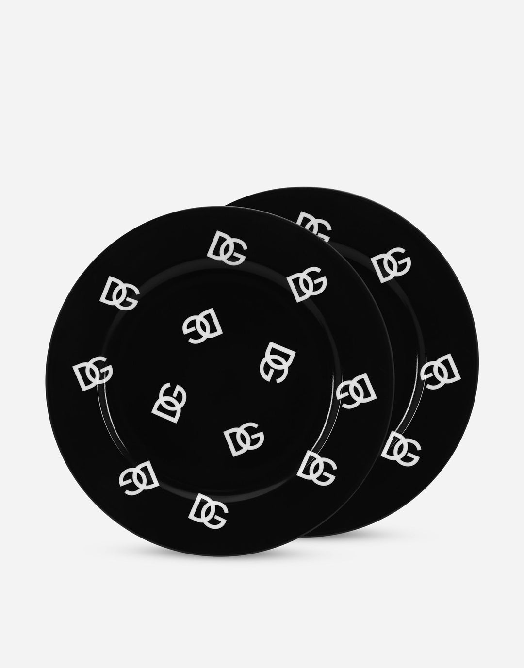 Set 2 Porcelain Dinner Plates Dinnerware Dolce&Gabbana