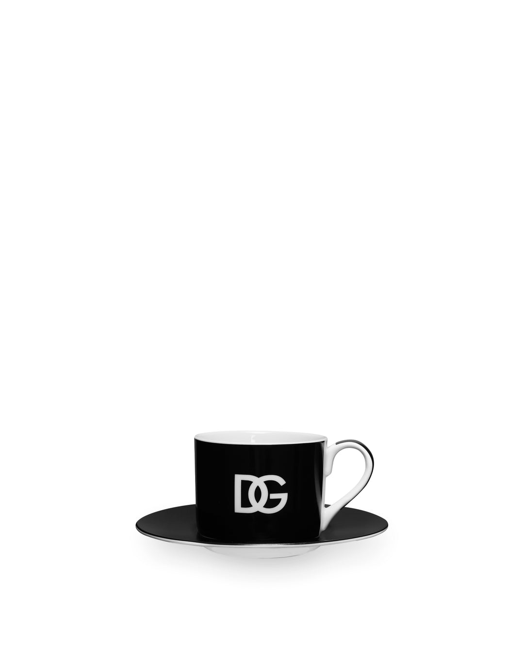 SET OF 2 DG LOGO TEA CUPS AND SAUCERS Cup and Saucer Dolce&Gabbana   