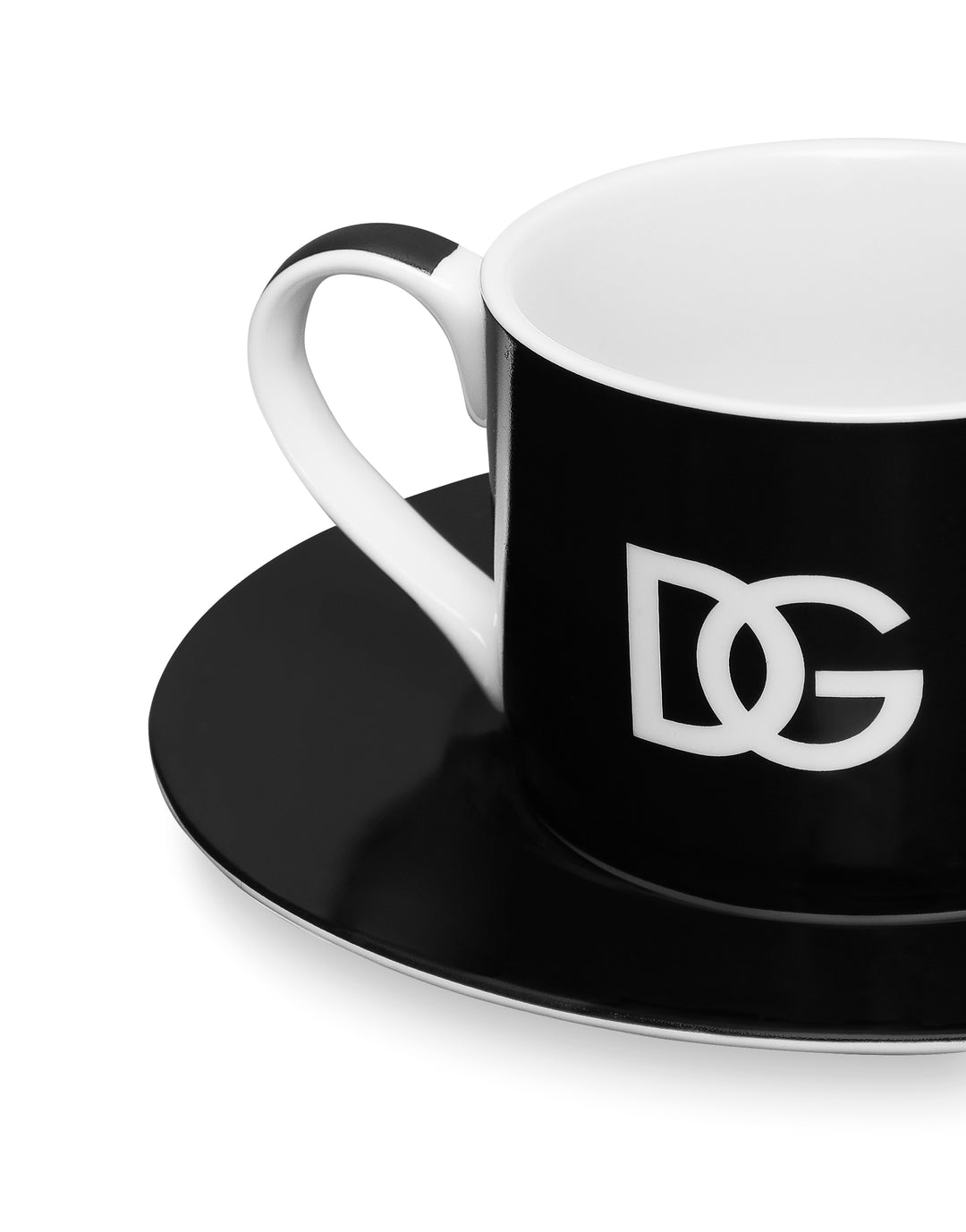SET OF 2 DG LOGO TEA CUPS AND SAUCERS Cup and Saucer Dolce&Gabbana   