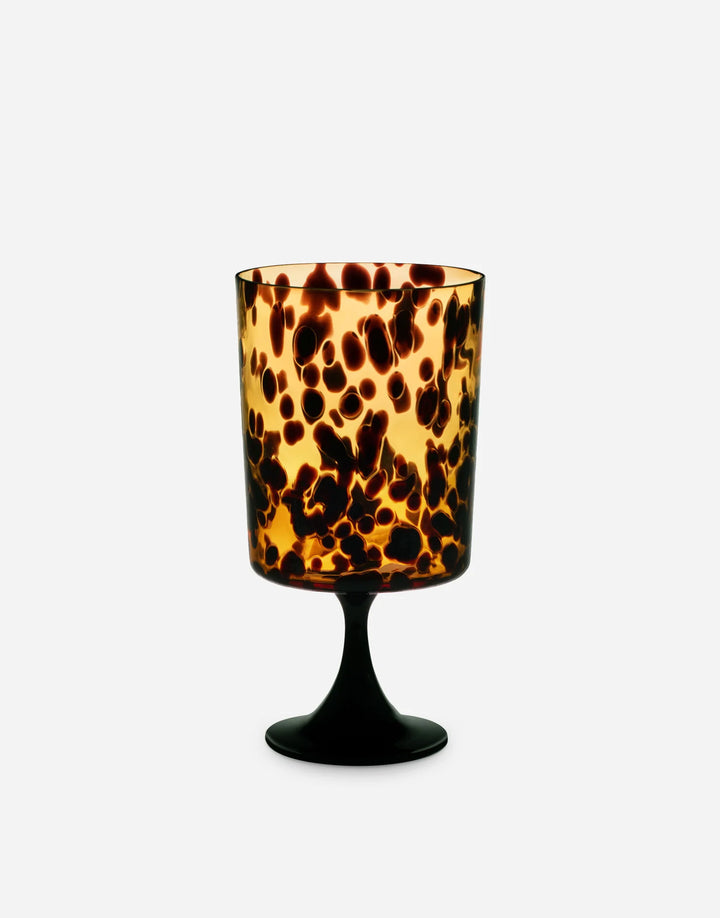 LEOPARD MURANO SOFT DRINKS GLASS Glass Dolce&Gabbana   