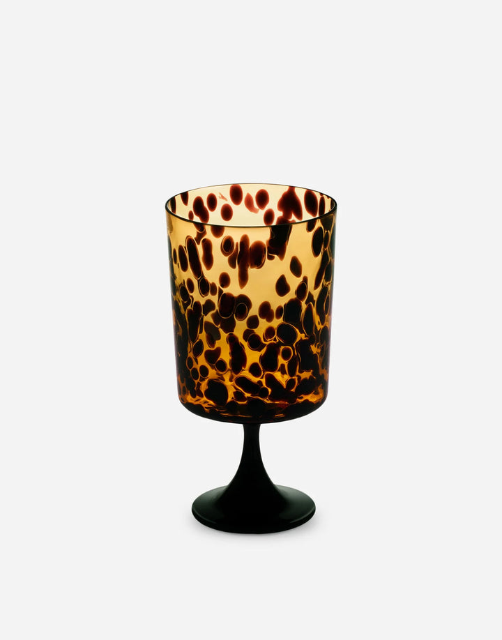 LEOPARD MURANO SOFT DRINKS GLASS Glass Dolce&Gabbana   