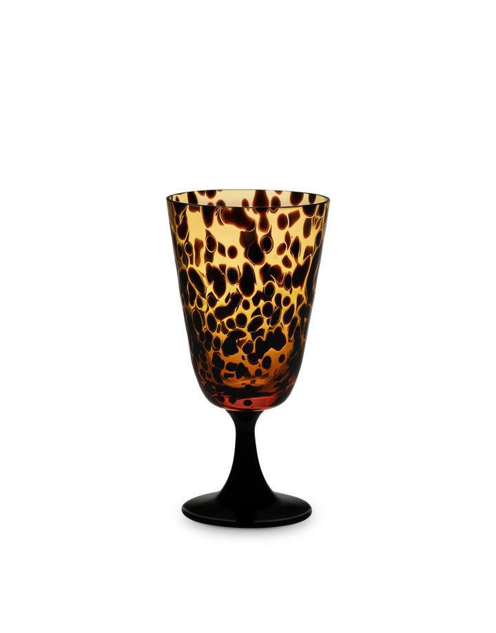 LEOPARD Hand-Blown Murano Wine Glass Wine Glass Dolce&Gabbana   