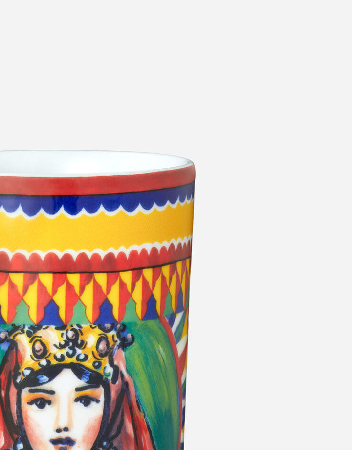 QUEEN PORCELAIN WINE GLASS Glass Dolce&Gabbana   