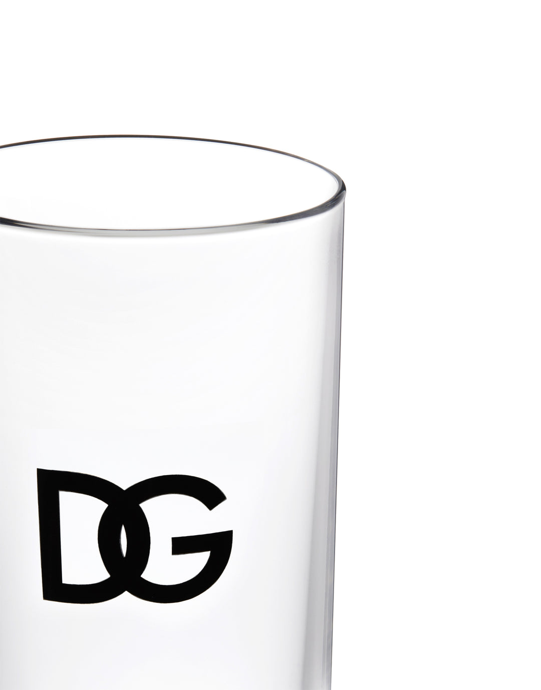 SET OF 2 DG LOGO SOFT DRINKS GLASSES Glass Dolce&Gabbana   
